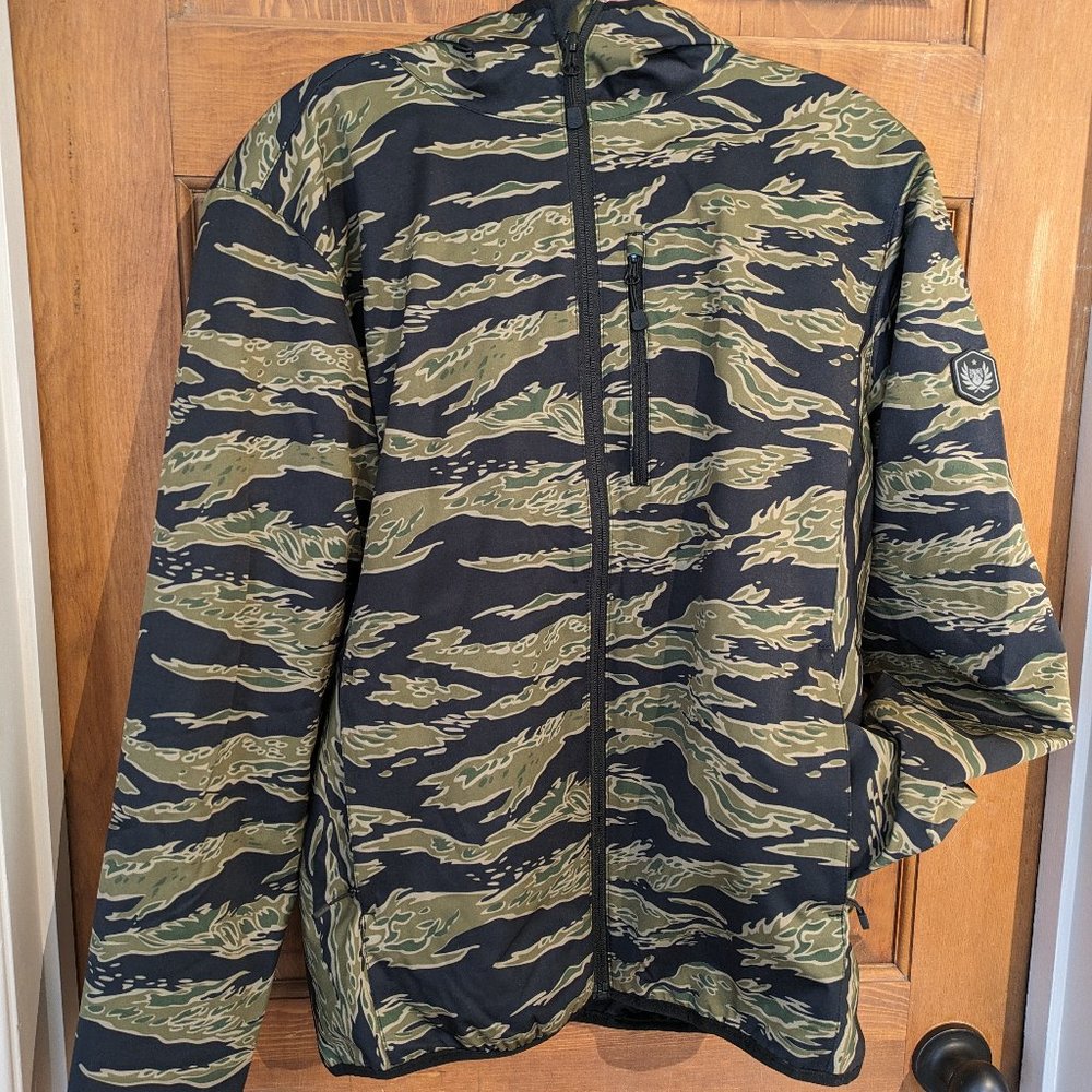 Tacticl Distributor Puffy Tiger Stripe Camo Jacket